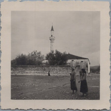 Montenegro, Podgorica, Minaret of the Osmanagic Mosque, vintage print, ca.1930 picture