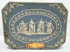 Vintage Huntley and Palmer Biscuit Tin Wedgwood Casket Unusual Rare picture