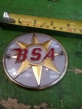 BSA BANTAM B40  PETROL  TANK BADGE  GOLD picture