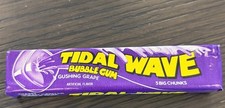 Vintage 1980’s TIDAL WAVE BUBBLE GUM GRAPE SURF  Unopened  NOS  Rare picture