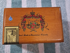 Arturo Fuente Wooden Cigar Box – Hand Made in Dominican Republic – 6.5
