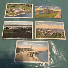 1 cent stamp 1940’s Augustine Florida Postcards Fort Marion Castle San Marco picture