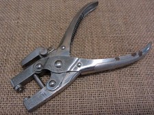 Vintage Bernard No 190 Eyelet Punch 6 1/2 RARE Tool Antique Triumph 11320 picture