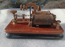 Antique E.S. GREELEY & CO. 5 & 7 DEY ST. NEW YORK Telegraph key Sounder 1880s picture