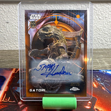 2026 Topps Chrome Star Wars Gatori #156 Stephen McKinley Henderson Auto /25 picture