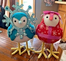 2022 TARGET WONDERSHOP FEATHERLY FRIENDS CHRISTMAS BIRDS - FRACTAL & BOW picture
