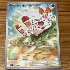 Pokémon TCG - Scorbunny 225/217 - Ascended Heroes - Illustration Rare - NM picture