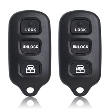 MechanMagic 2PCS Key Fob Remote Replacement Fits for Toyota 4Runner Black picture