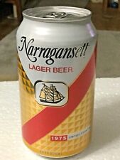 Narragansett Lager Beer 1975 Retro Label Jaws Can Movie Quint Shark Clipper Ship picture