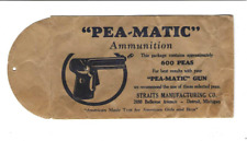 Pea-Matic Gun Ammunition Envelope-Straits Mfg. CO.-Detroit, Michigan picture