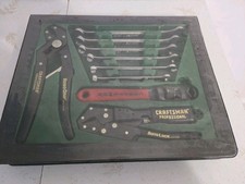 Vintage Craftsman USA 9 Pc Gift Set 45444 RoboGrip Auto Lock Quick Wrench picture