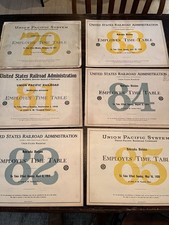 Union Pacific Employee Timetables Nebraska Div. Lot of 63 1917-1933  picture
