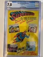 Superman nn The Origin of Superman CGC 7.0 WP 1966 Golden Record copy picture