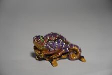 Chameleon Jewelry Trinket Box Decorative Animal Cute Gift Lizard Retile picture