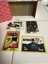 1989 Topps Batman Series 1 and Series 2 Complete Set NO STICKERS 264 cards picture
