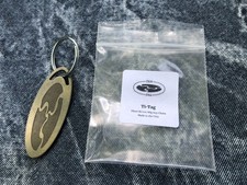 TRM Three Rivers Manufacturing TI-TAG Titanium Tag Keychain Accessory USA Made picture