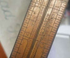 Stanley Rule & Level Co. Vintage Original Boxwood Folding Ruler USA picture