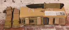 GERBER LMF II  INFANTRY KNIFE WITH SHEATH Brown OR Black Plain OR Serrated *NEW* picture