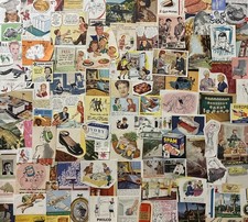 Lot of 100+ Vintage Ephemera~Tiny Ads & Cutouts~1920s-1950s~Junk Journals~ACEO picture