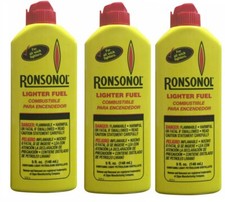 Ronson 5 Oz Can Fuel Fluid For All Zippo Pocket Lighters 3 Pack picture