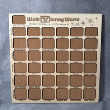 WDW Wave B 2026 Hidden Mickey Disney Pins Custom Pin Board - Fits Entire Set picture