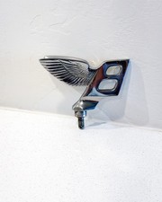 Genuine Vintage Bentley Flying Wing B Hood Emblem Ornament picture