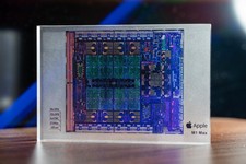 Apple M1 Max Chip Resin Art, Silicon Architecture Display, Modern Computing Tech picture