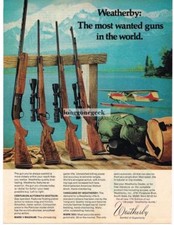 1974 Weatherby Centurion Shotgun Mark V Magnum Vanguard Rifles Vintage Ad picture