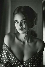 nice woman retro vintage WW2 Photo Glossy 4*6 in L023 picture