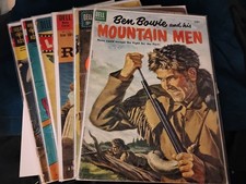 Lot of 6 Dell and Gold Key 1950s & 1960s Comic Books 4 Dell & 2 Gold Key Comics picture