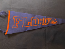 Extremely rare Vintage 1940's University of Florida Pennant 24