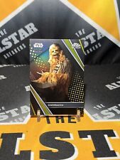 Topps Chrome Black Star Wars Chewbacca Gold /50 No. 94 picture