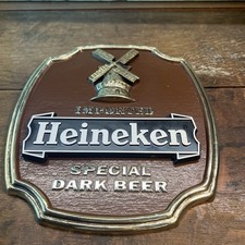  Imported Heineken Special Dark Advertising Beer Sign Plaque Bar Decor  picture