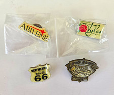 Lot of 9 Souvenirs & Travel Lapel Pins: Route 66, Big Bend, Mesa Verde picture