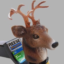 Whitetail DEER ANTLERS Truck Trailer buck antler HITCH BALL COVER car tow mount picture