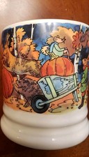 Emma Bridgewater collectible mug with a autumn theme. Earthenware. picture