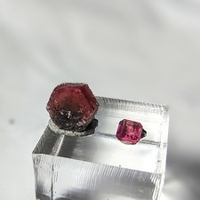 Gem Rare Red Beryl Bixbite Thomas Range Crystal Ruby Violet Claim Utah Cut picture
