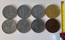 Jumbo Metal Novelty Coasters / Paperweights Coin Design Replicas  3