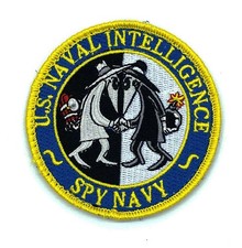 U.S. Naval Intelligence Spy vs Spy Patch – With Hook and Loop, 3