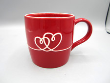 Starbucks Red White String of Hearts & Love Coffee Tea Mug 16 oz 2010 (140) picture