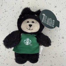 Starbucks Black Cat Bearista Keychain LIMITED EDITION SHIPS TODAY New With Tags picture