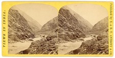 INDIA STEREOVIEW - Kashmir - View near Panjturni - E & HT Anthony 1860s picture