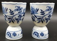 Blue Danube Pair of Double Egg Cups 3-3/4