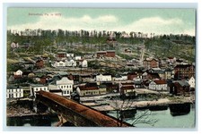 c1909 View of Buildings and Houses in Emlenton 1872, Pennsylvania PA Postcard picture