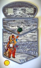 OA AKELA WAHINAPAY 232 BSA CADDO GHOST 2023 JAMBOREE 3PATCH INDIAN ONLY 101 MADE picture