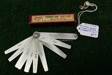THICKNESS GAGE, TAPER LEAVES W/ LOCKING DEVICE, STARRETT NO. 66T, SKU 12286 picture