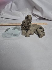 Vintage The Herd Elephant Figurine 'Flip' #3107 Martha Carey Marty Sculpture picture