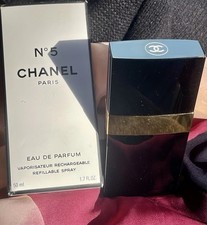 Vintage 90’ Chanel No 5 PARFUM SPRAY Refillable Container 1.7fl oz picture
