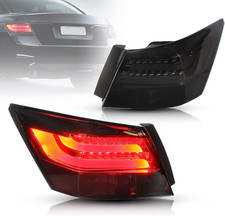 VLAND LED Smoked Tail Lights Compatible for Honda Accord 8Th Gen Sedan 2008 2009 picture