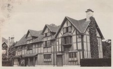 Antique 1922 Shakespeare Birthplace Stratford-upon-Avon Original Rare Photo picture